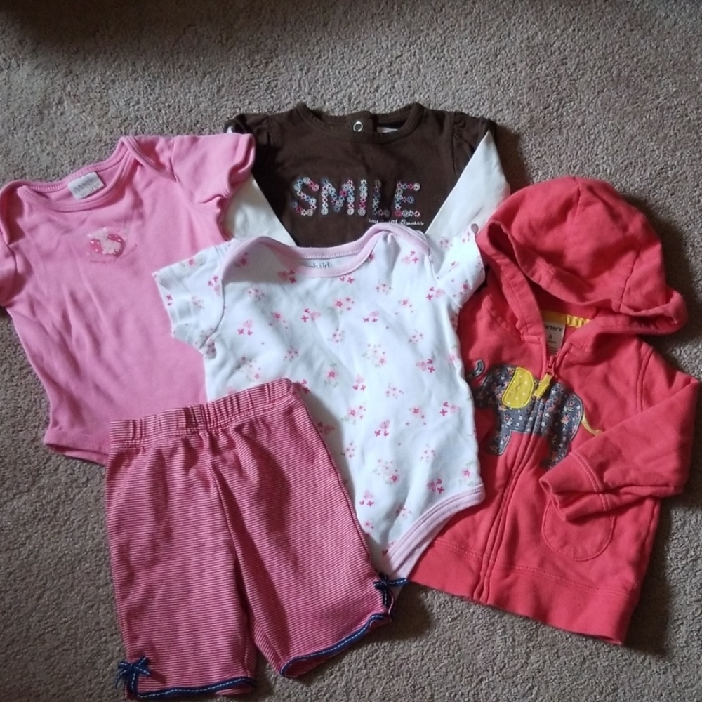 Lot of summer and fall baby girl 3-6 months